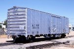 Ex Santa Fe mechanical reefer here as MW materials car ATSF #205119